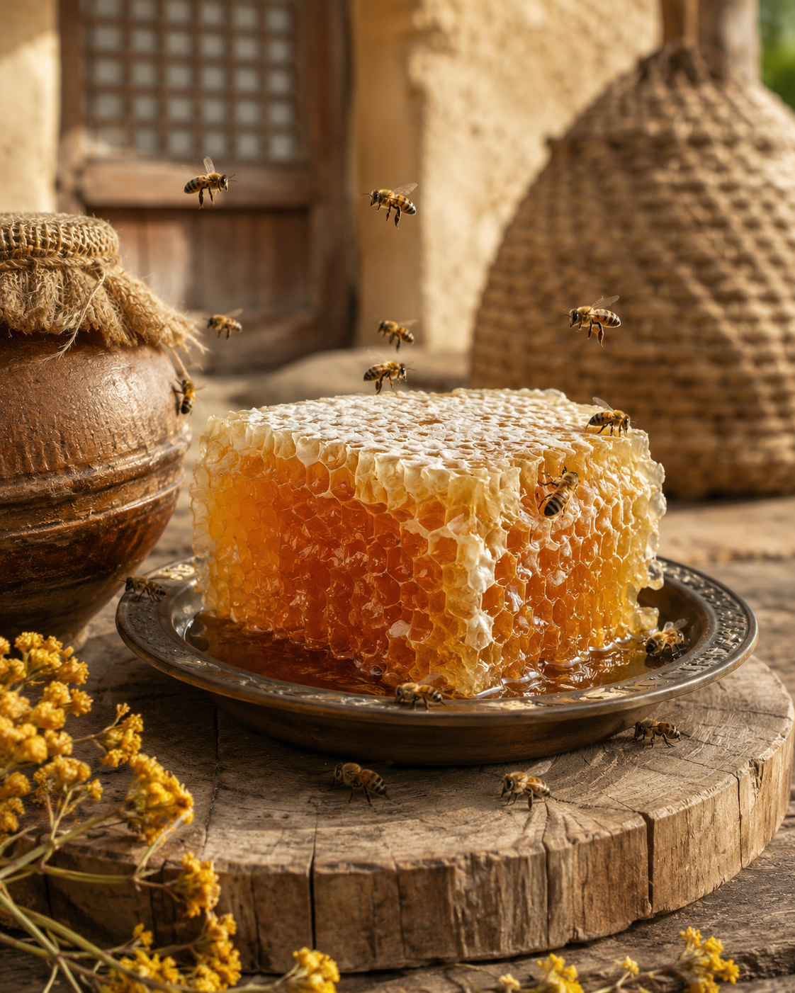 ۳ بسته عسل موم دار